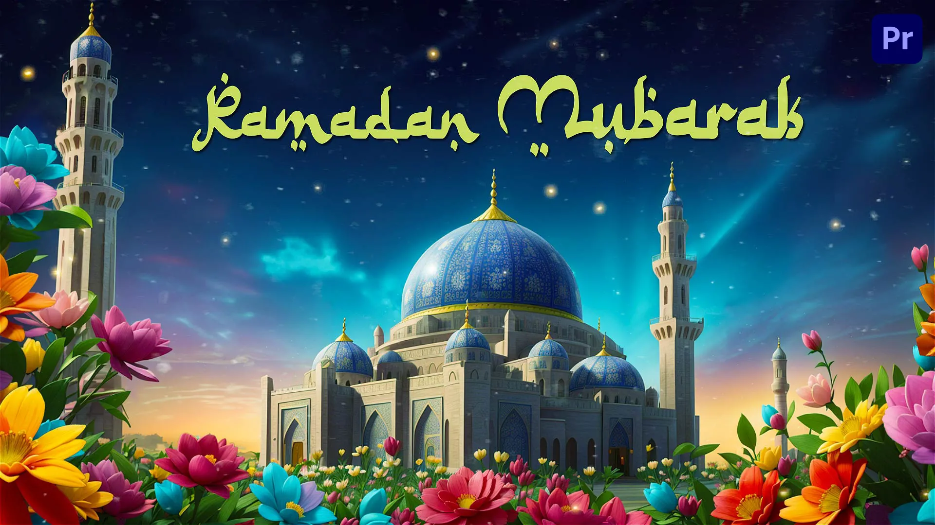 Floral Fantasy Ramadan Mubarak E-Card